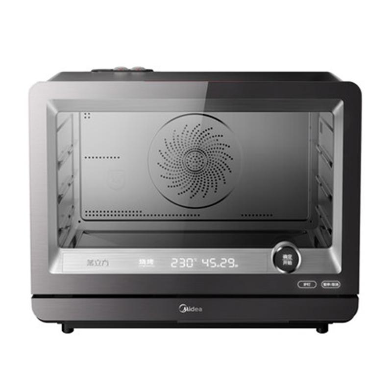 美的(Midea)家用台式蒸烤箱蒸箱PS30H5W 30L 智能家电 蒸烤一体机 大容量二合一智能电烤箱 料理炉