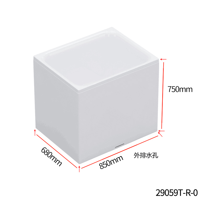 科勒浴缸迷你深泡亚克力小浴缸