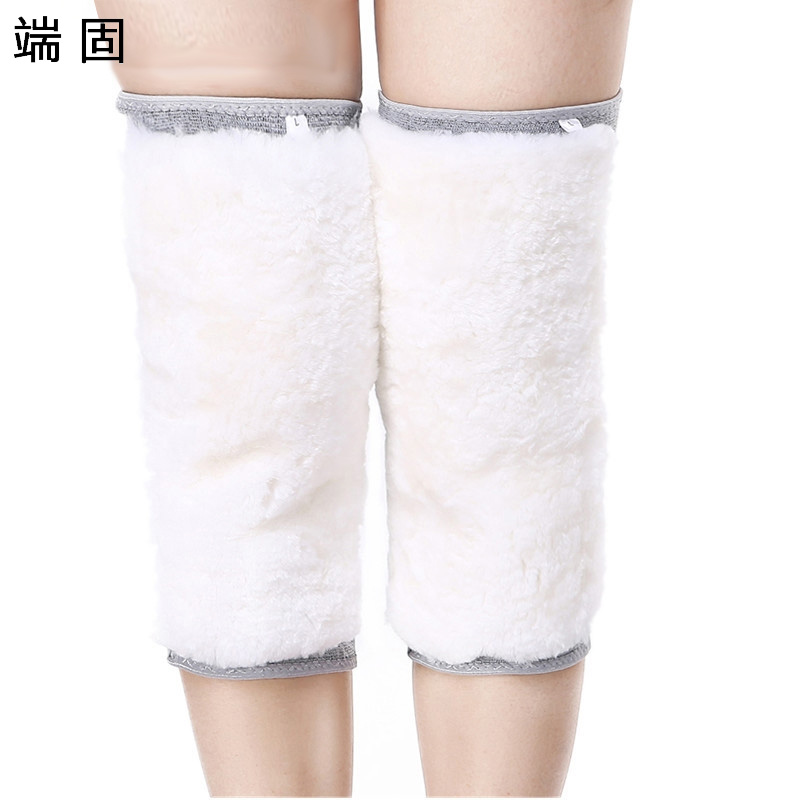 端固 羊皮毛一体羊毛护膝YHS-33/副高清大图