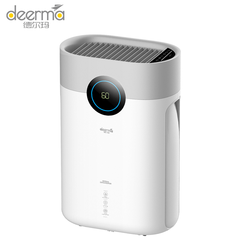 德尔玛（DEERMA）除湿机 DT16C 除湿量15L/D 适用20-30m² 智能大屏湿度光感环 家用除湿器