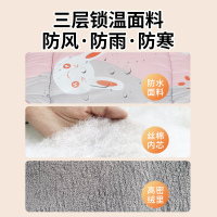 电动车挡风被冬季加绒加厚冬款加宽加大电瓶摩托车秋冬款防水冬天