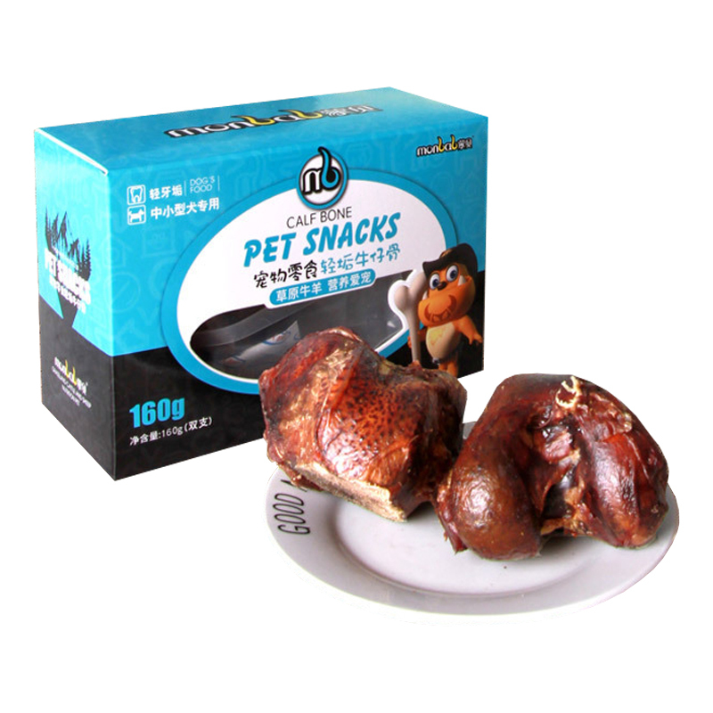蒙贝 Monbab 狗零食蒙贝宠物零食轻垢牛仔骨160g磨牙棒洁齿骨骨头零食牛骨 价格图片品牌报价 苏宁易购睿迅佳品宠物用品专营店