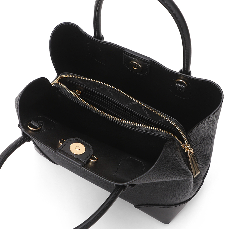 Michael Kors/迈克·科尔斯女士小号MERCERGALLERY系列牛皮托特包30H7GZ5T1T黑色001