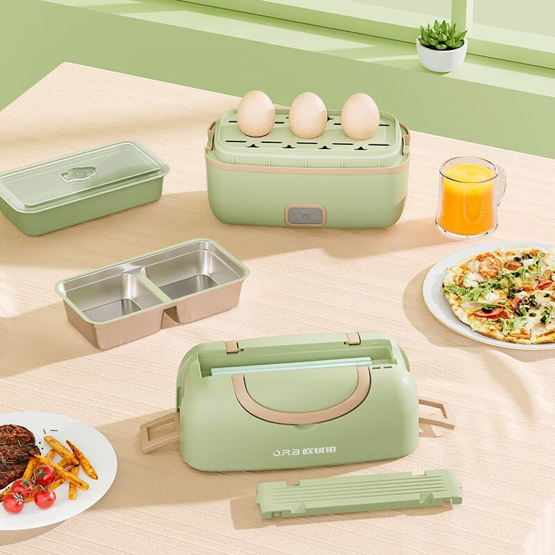 欧锐铂 鲜人一步-多功能电热饭盒高清大图