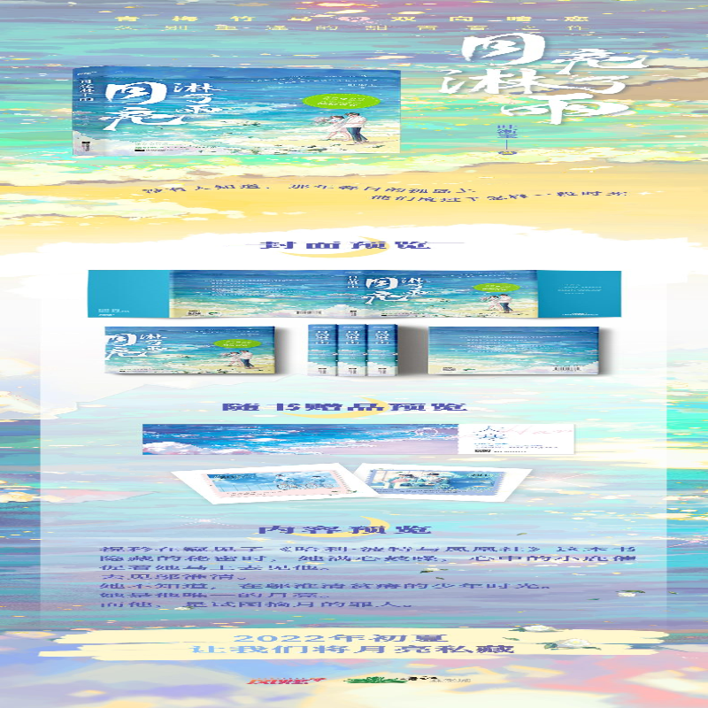 【M】月亮淋了雨 叶淅宝 著 -9787559466761