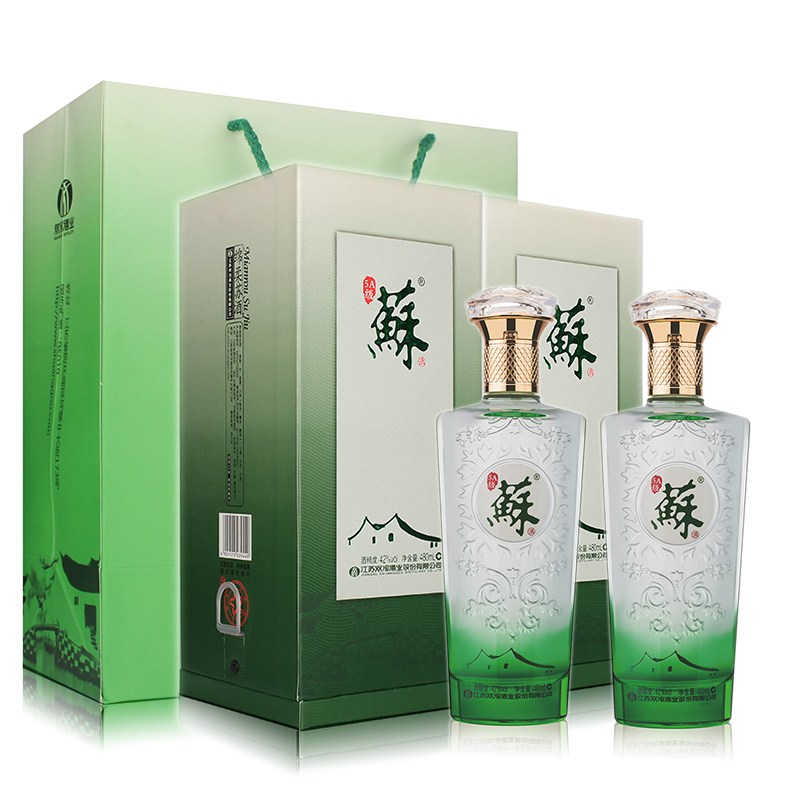 整箱42度苏酒5a级绵柔型白酒双沟股份480毫升4瓶苏酒集团