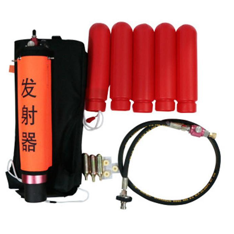 防汛救援 抛投器消防抛绳器气动船用手提式救生抛投器
