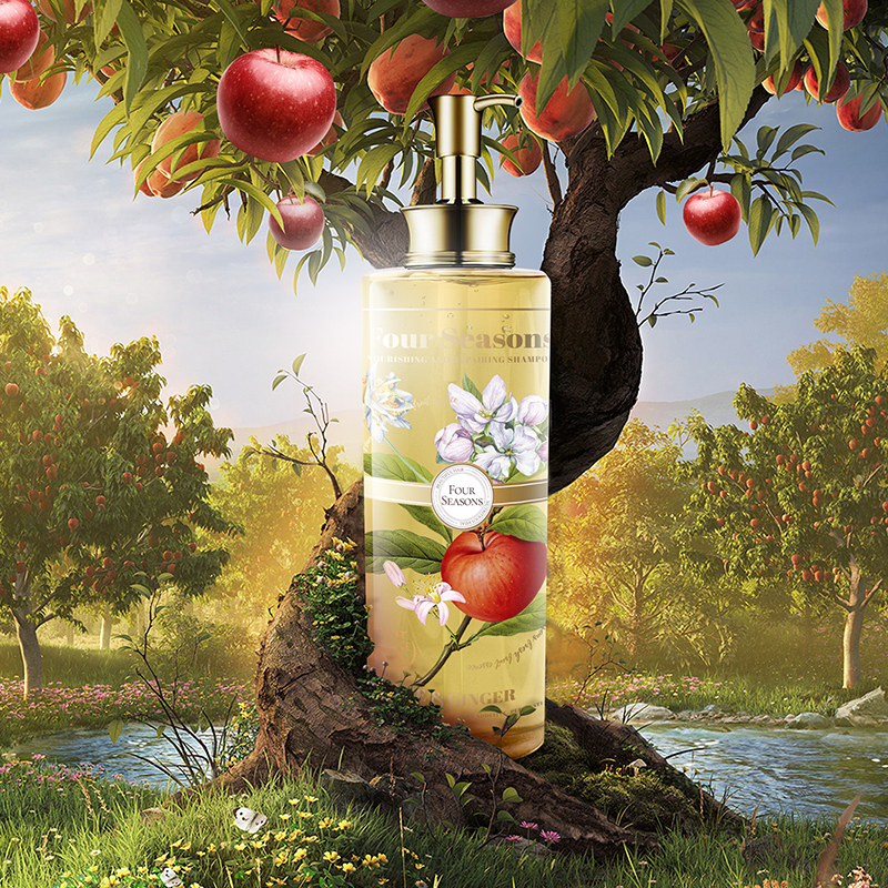 裕金源(FOUR SEASONS) 苹果与姜氨基酸滋养修护洗发露 520ml