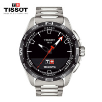 天梭(TISSOT)瑞士手表 腾智无界系列黄晓明太阳能智能男士石英表T121.420.44.051.00