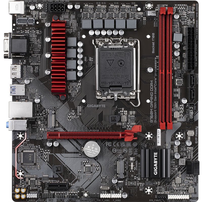 技嘉B760M GAMING (DDR4) 主板