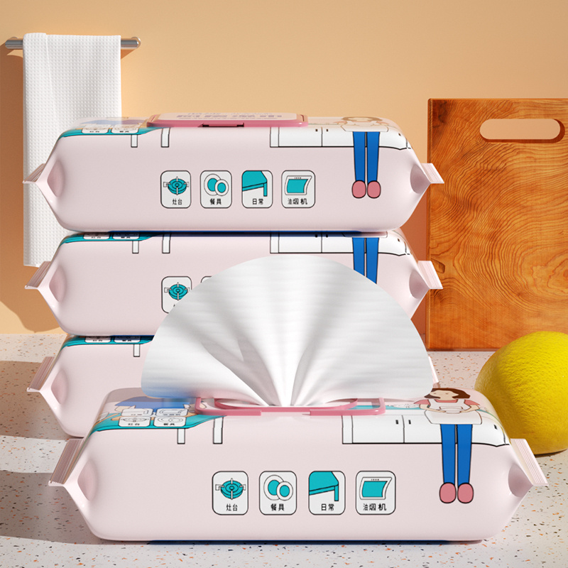 蓝漂 LP-27165厨房湿巾40片*3包高清大图