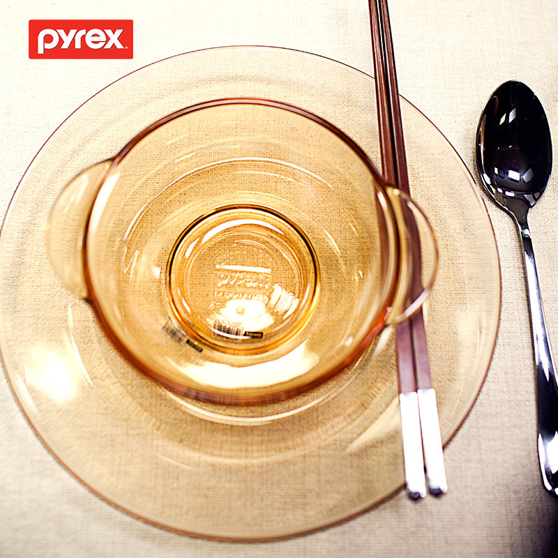 康宁corning餐具套装家用简约6件套礼盒玻璃碗碟套装康宁碗6件套