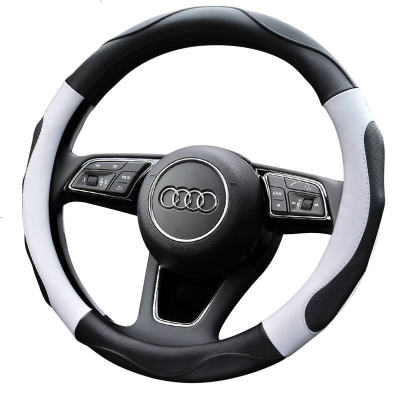 适用奥迪新a4la6la8lq3q5q7a3a5汽车方向盘套防滑防汗四季
