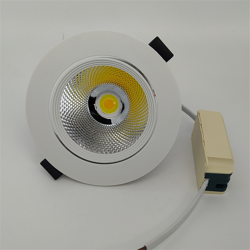 射灯led天花灯嵌入式cob家用明装孔灯古达筒灯3w5w7w9w12w店铺商用聚
