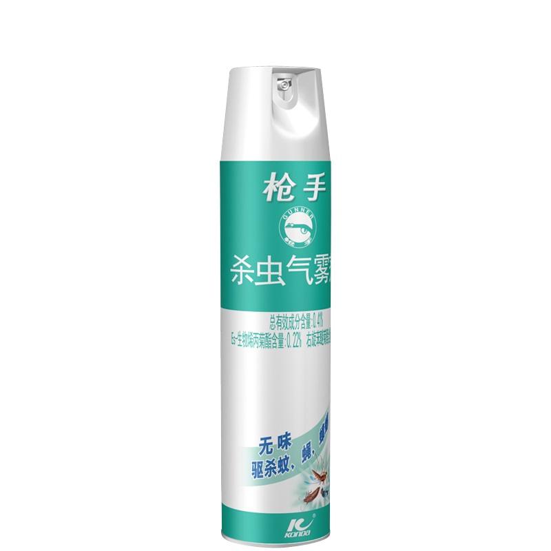 枪 手杀虫气雾剂无味600毫升