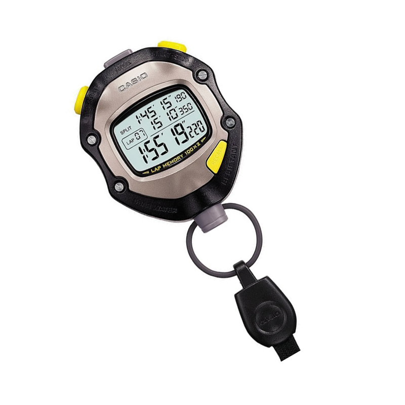 卡西欧电子秒表计时器钟表运动学生比赛卡表hs70w1jh