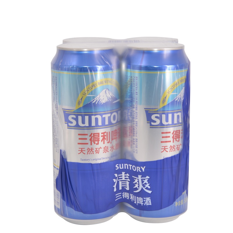 三得利啤酒suntory清爽500ml4罐