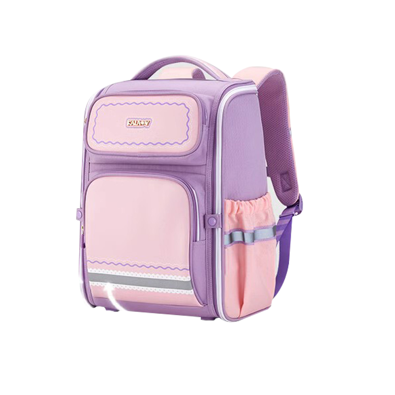 卡拉羊 CX2635 5维防下坠小学生3-6年级减负大嘴书包 300*370*200mm 22L(单位:个)薰衣草紫