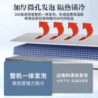 澳柯玛(AUCMA)HC-15A8W工作台冰柜工程款操作台商用冷冰箱铜管不锈钢冷藏保鲜平冷