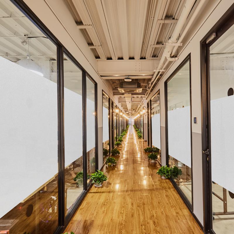 净也遮光静电磨砂窗户玻璃贴纸透光不透明卫生间浴室玻璃纸办公室贴膜