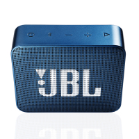 JBL/GO2 音乐金砖二代无线/蓝牙音箱 低音炮 户外便携音响 迷你小音箱 免提通话 防水型 海军蓝