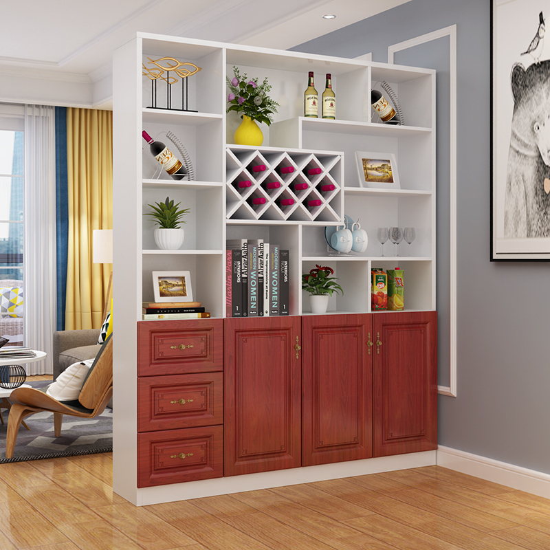 寻木匠欧式酒柜现代简约玄关柜厅屏风装饰柜隔断柜鞋柜客厅多功能酒柜