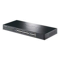 TP-LINK TL-SG2024MP 24口全千兆高速Web网管端口汇聚镜像隔离监控PoE供电模块交换机