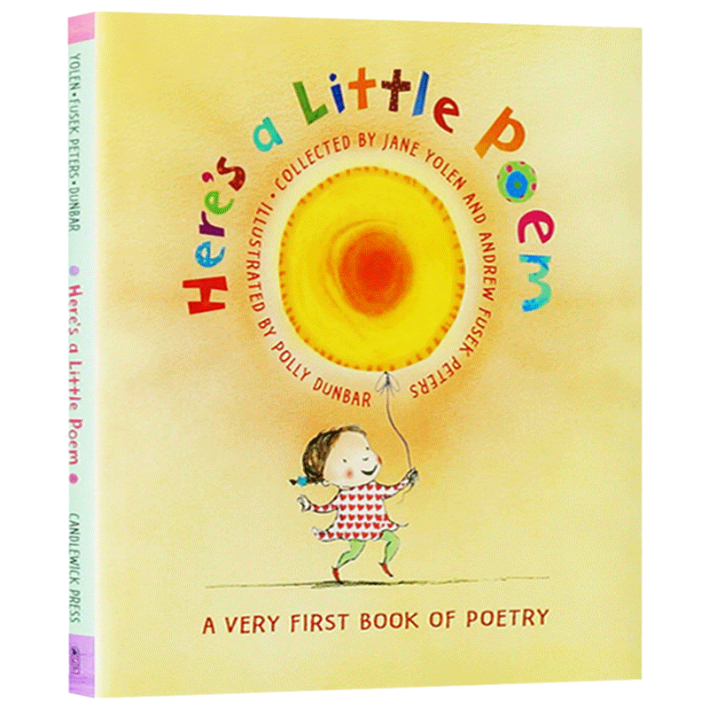 [正版]给孩子读诗 Here’s a Little Poem 英文原版 亲子共读 精装大开本 英文版 Jane Yol高清大图