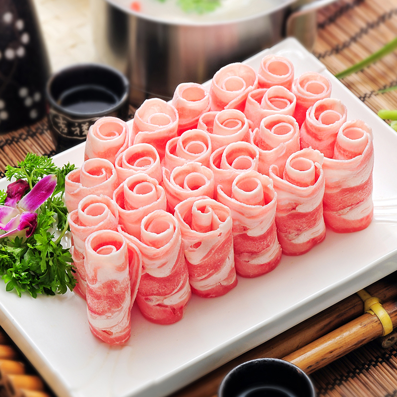 大庄园 精品羊肉卷500g*3袋涮羊肉火锅食材羊肉片调理肉片
