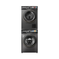 美的小天鹅 1.1洗净比10kg 滚筒洗衣机全自动热泵烘干双变频电机 TG100S85+ TH100HS85 洗烘套装