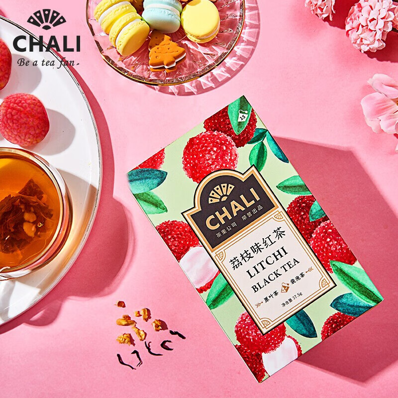 ChaLi 茶里红茶荔枝味 盒装37.5g 15包*1盒高清大图