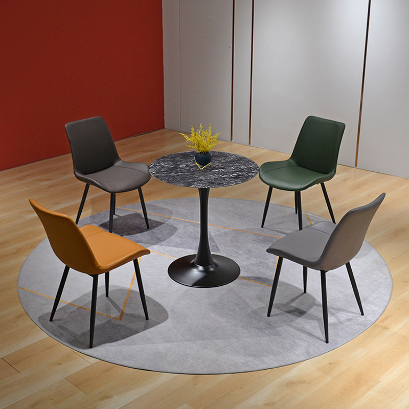 中豫鑫泽ZYXZ-VC4120117 圆桌餐桌小户型家用桌简约接待洽谈桌 1桌4椅高清大图