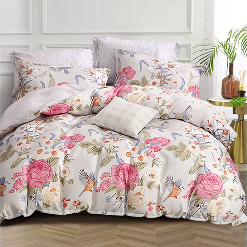 富安娜fuanna床单磨毛四件套玲珑漫语