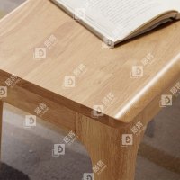 居将 JJ3121622 全实木长条凳餐桌凳换鞋凳床尾凳原木色1.8米