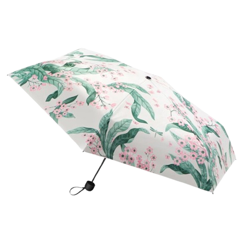 蕉下太阳伞户外晴雨两用UPF50+口袋系列五折伞(颜色随机)