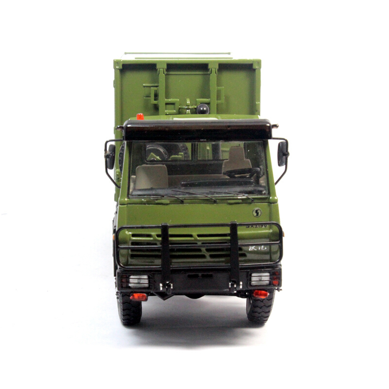 陕汽斯太尔集装箱运输车 厢式货柜 斯太尔货柜 1:43 合金模型