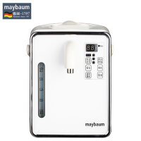 德国五月树(maybaum)阿波罗系列电热水瓶A6296白色 微电脑智能保温电热水壶高硼硅玻璃内胆除氯快速沸腾电动出水