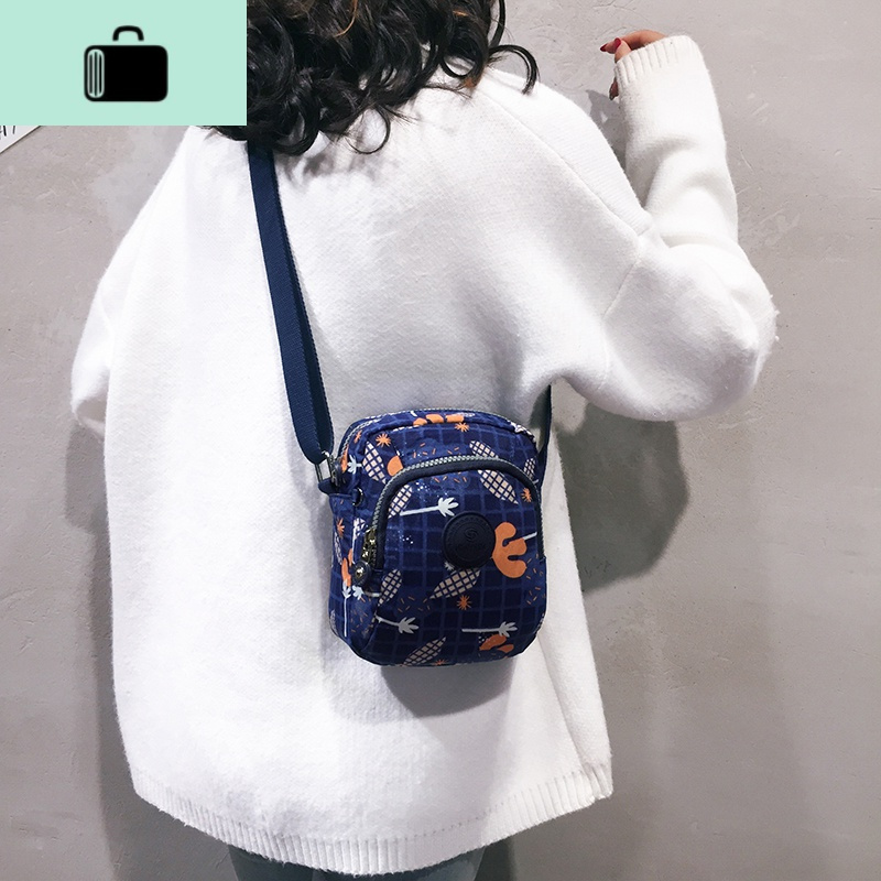 女包时尚斜挎包女布包休闲尼龙布小包包轻便零钱包newlake女士单肩包