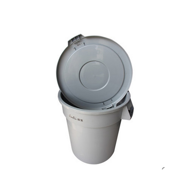 超宝 37升圆型贮物桶 B-010 灰色不带座