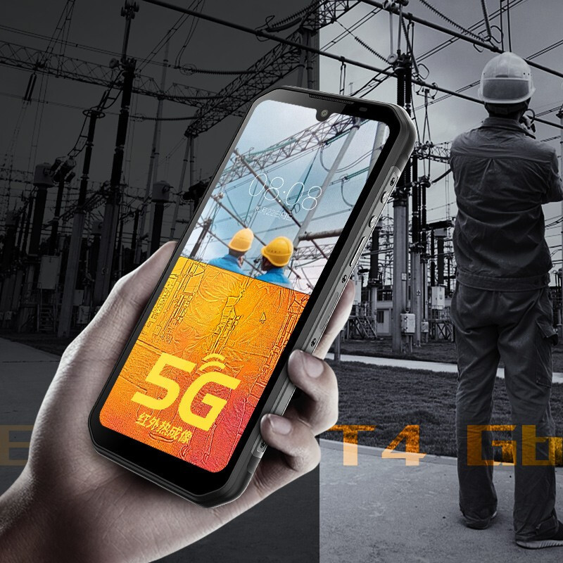 遨游(AORO)A11-5G 红外热成像仪手机工业测温红外测温 测温测振 三防手机 A11-EX-8+256G 热成像版高清大图
