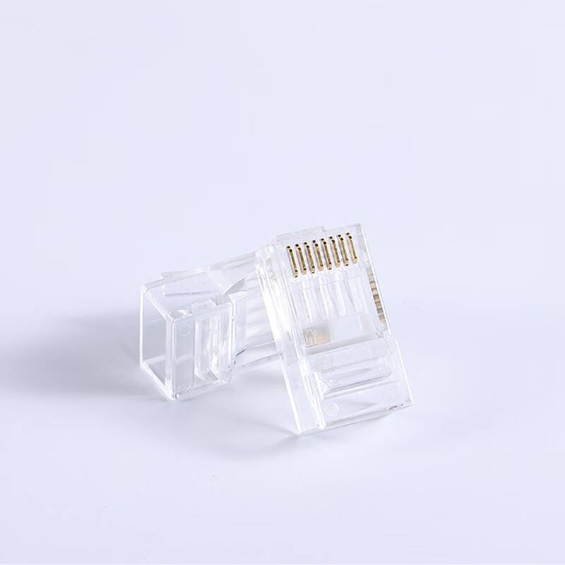 仟炬 QJJT-5EBUY-TM超五类非屏蔽水晶头,100个/盒