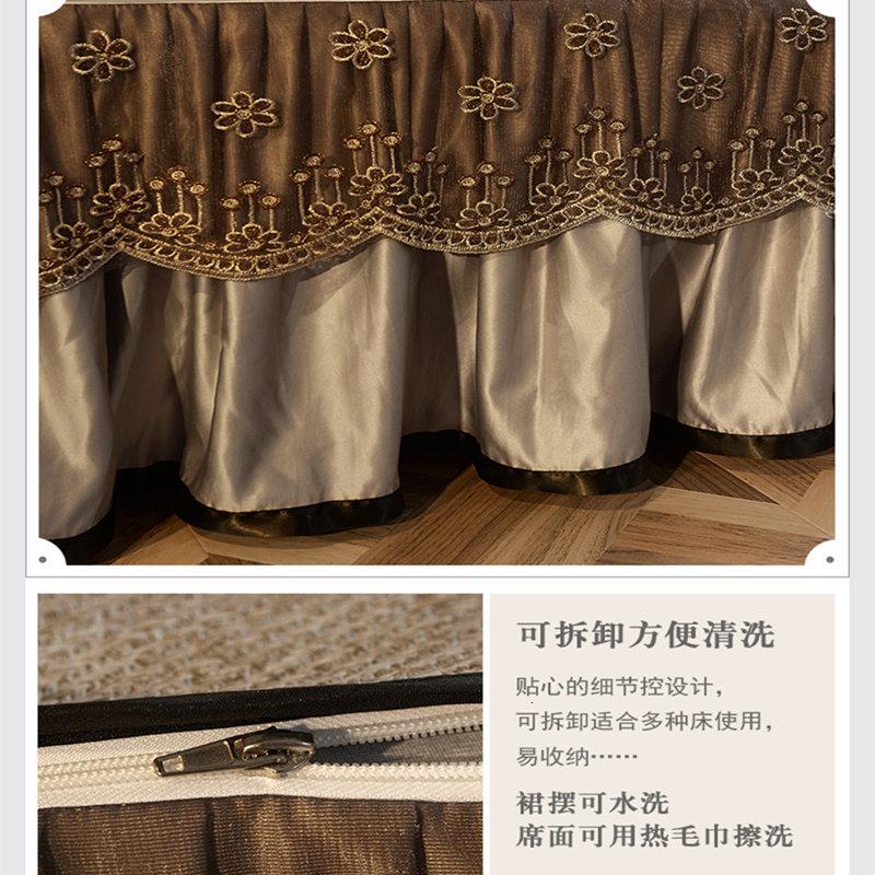 美帮汇凉席藤席1.8m床裙款冰丝席三件套夏季1.5米折叠藤空调席子高清大图