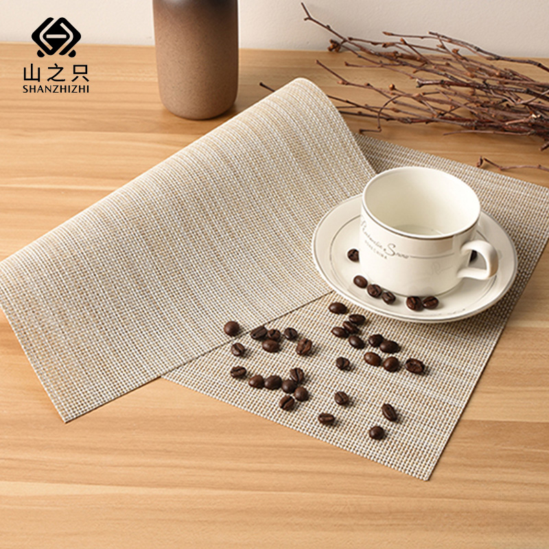 山之只 编织纹隔热防滑餐垫 45*30cm 张高清大图
