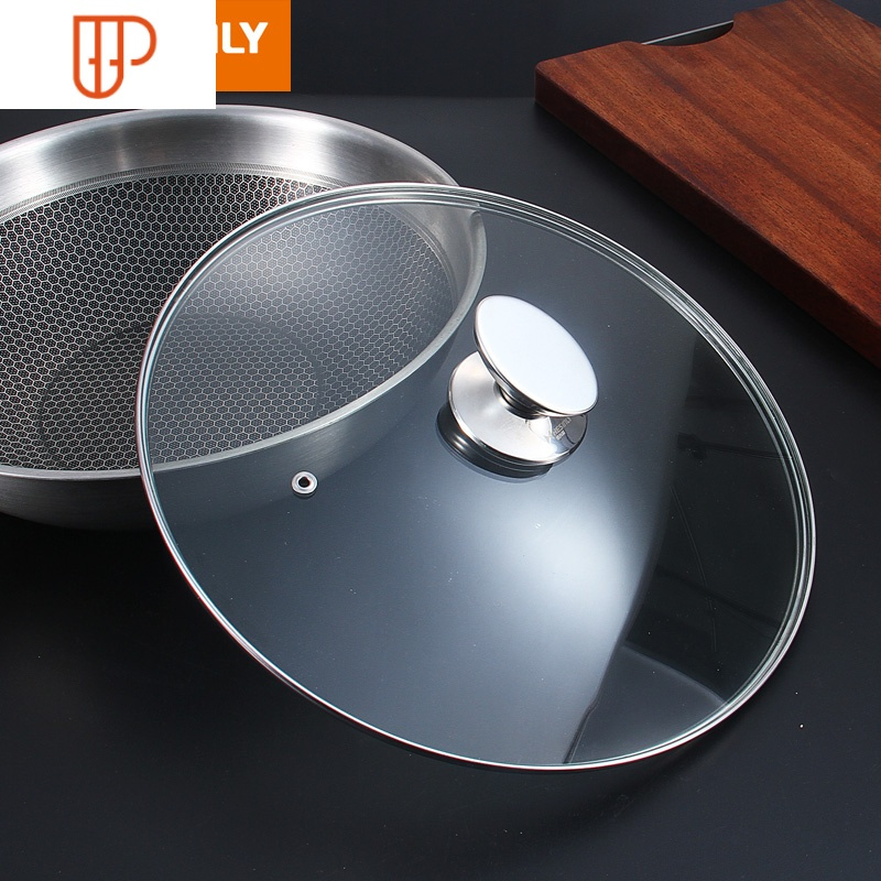 玻璃锅盖家用砂锅煎炒菜锅盖子小18cm20可视24可立26厘米30大34寸 国