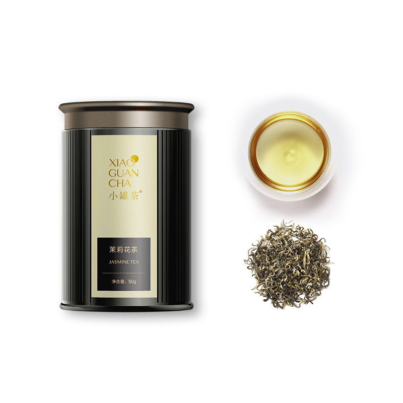 小罐茶多泡装 特级茉莉花茶叶礼盒装 茉莉花茶50g
