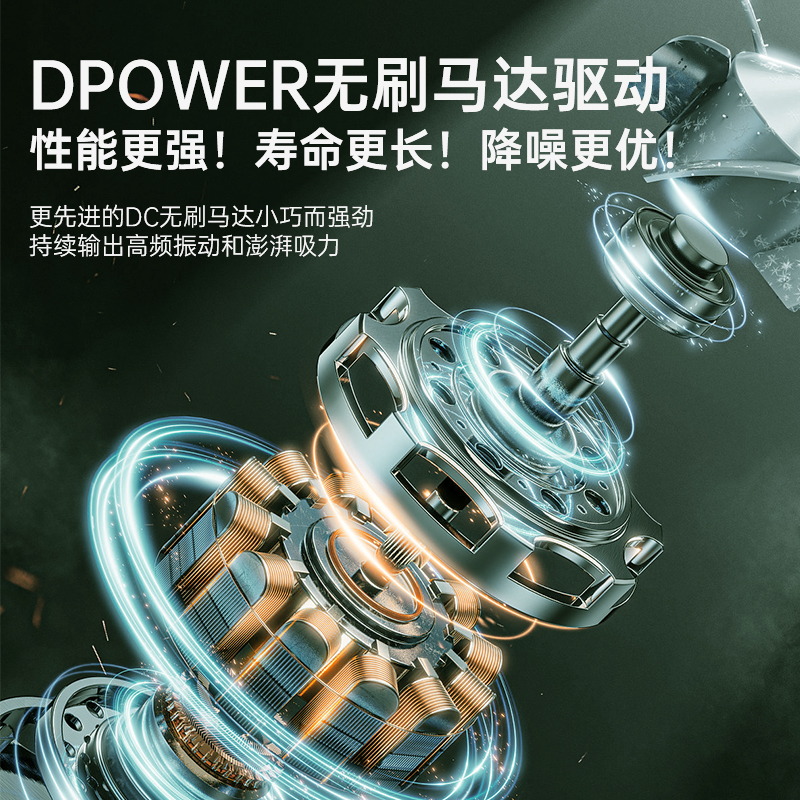 [米多MEEDO专柜版]无线便携音轻除螨仪真拍打强吸力紫外线杀菌除螨热风烘干除湿M3Air[1]高清大图