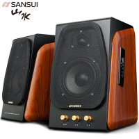 山水(sansui)S650 台式电脑有源音响 蓝牙音箱 多媒体音箱 笔记本台式电脑电视HIFI音响书架箱 蓝牙版