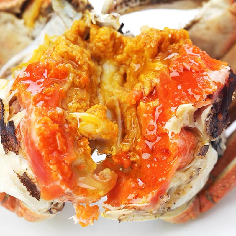 兴化大闸蟹鲜活大闸蟹生鲜螃蟹礼盒装母蟹3两10只装礼盒688型
