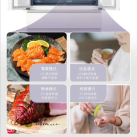 海尔(Haier)BCD-571WGHFD2BW4U1 571升全空间保鲜零嵌入式法式594mm超薄白色EPP