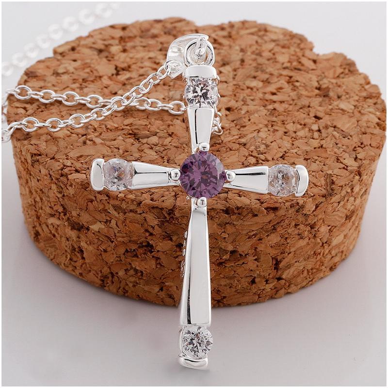 N656 Women Silver Necklace 镀925纯银女项链日韩版锁骨链潮人送女朋友七夕情人节礼物